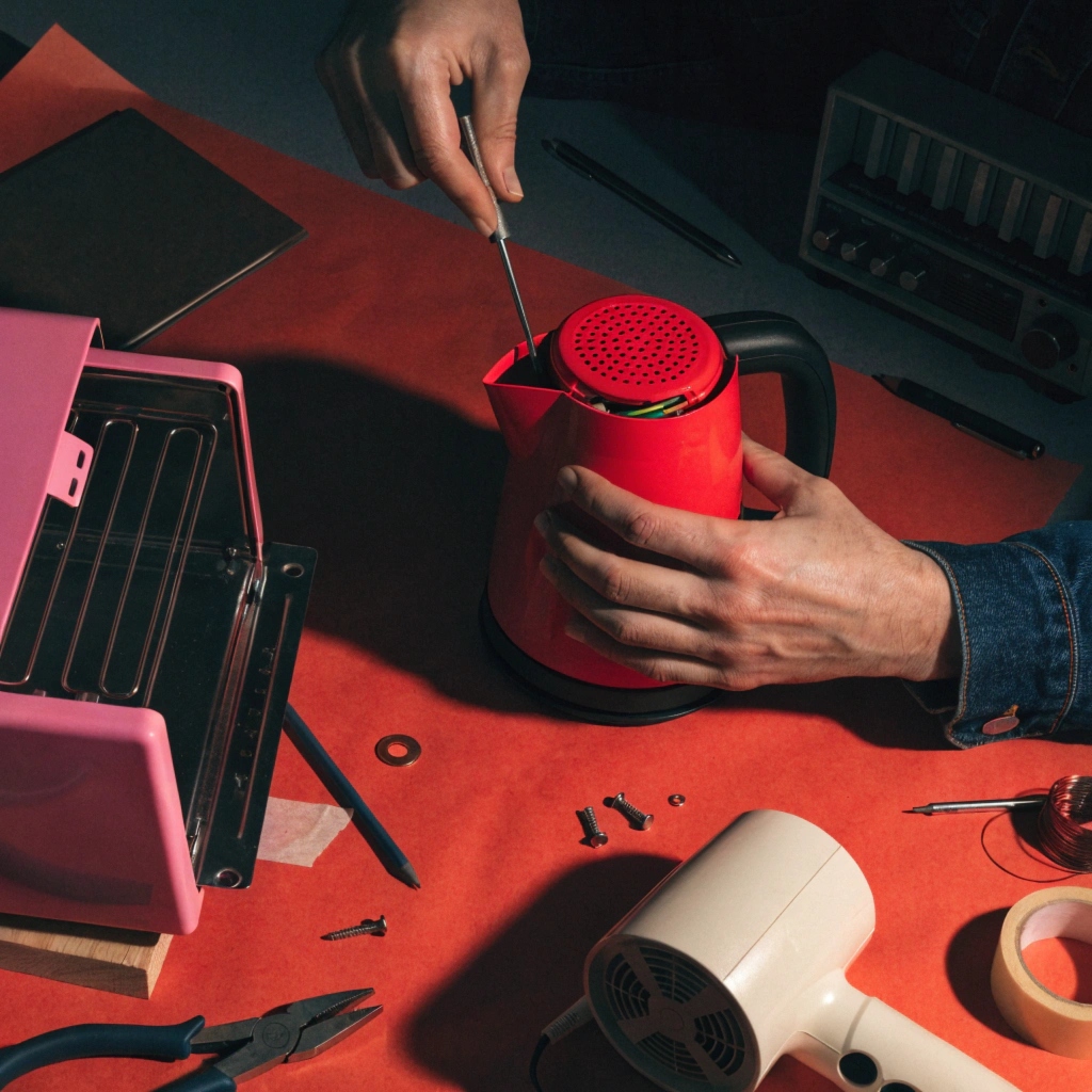 Professional repair workshop